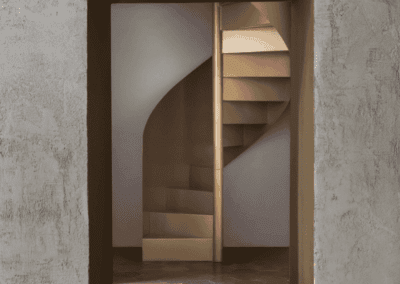 Archi Argilla Doorway with Gold staircase